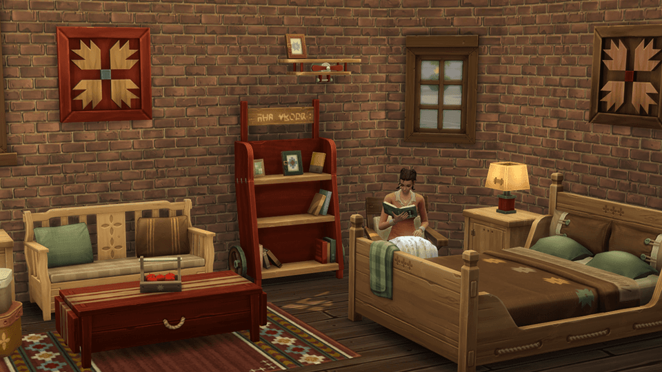 Settle into simple, countryside comfort.